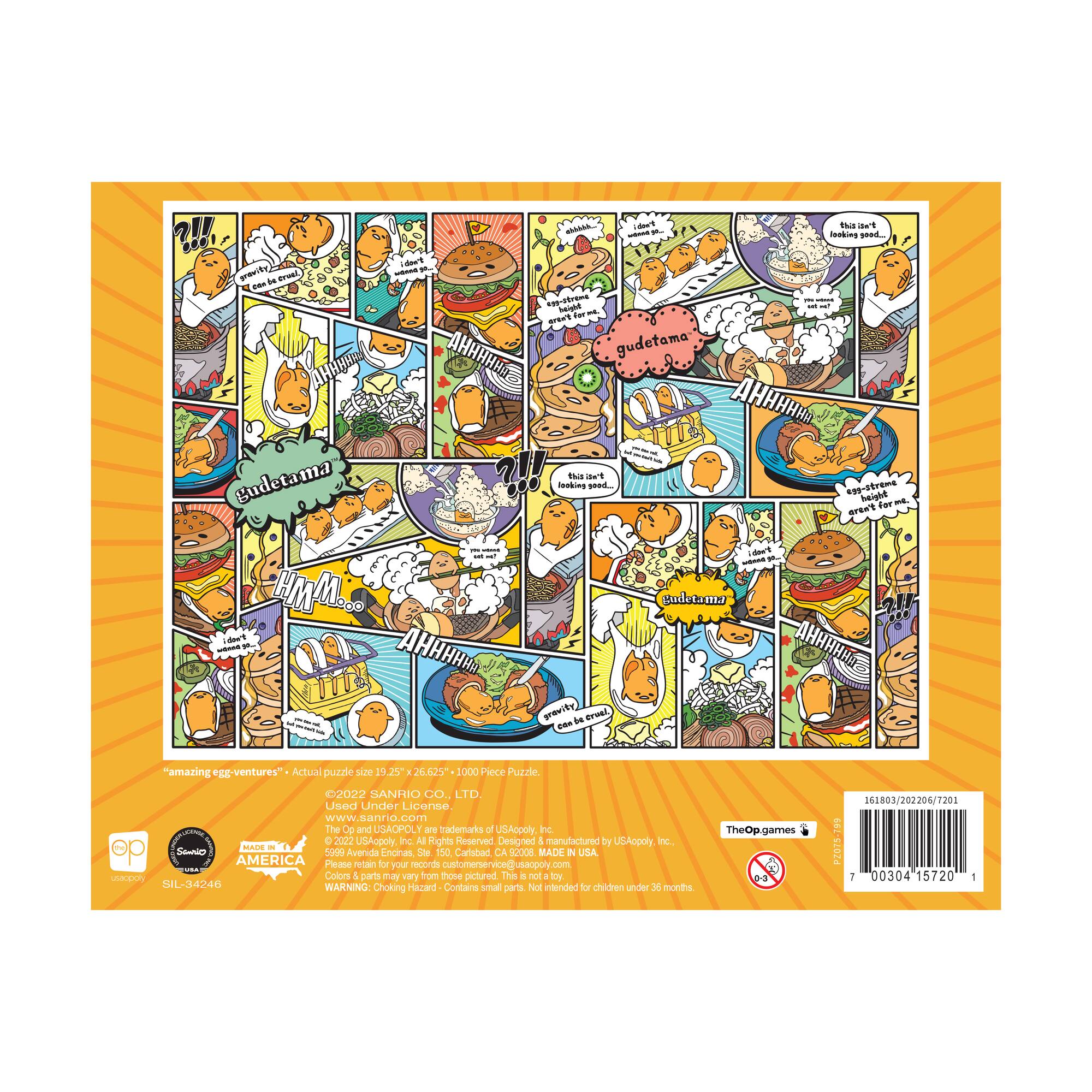 Gudetama - Amazing Egg-Ventures Puzzle: 1000 Pcs
